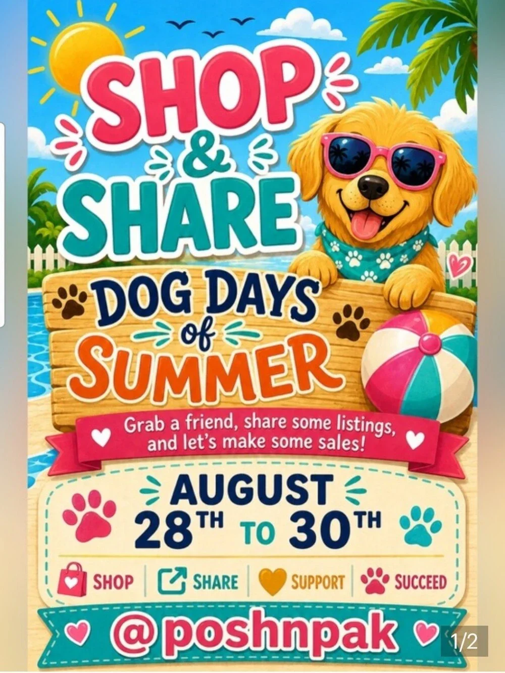 Dog Days of Summer Shop & Share